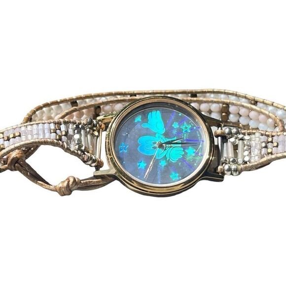 DISNEY MICKEY MOUSE Vintage 1990s Y2K Holographic Watch - Picture 4 of 4